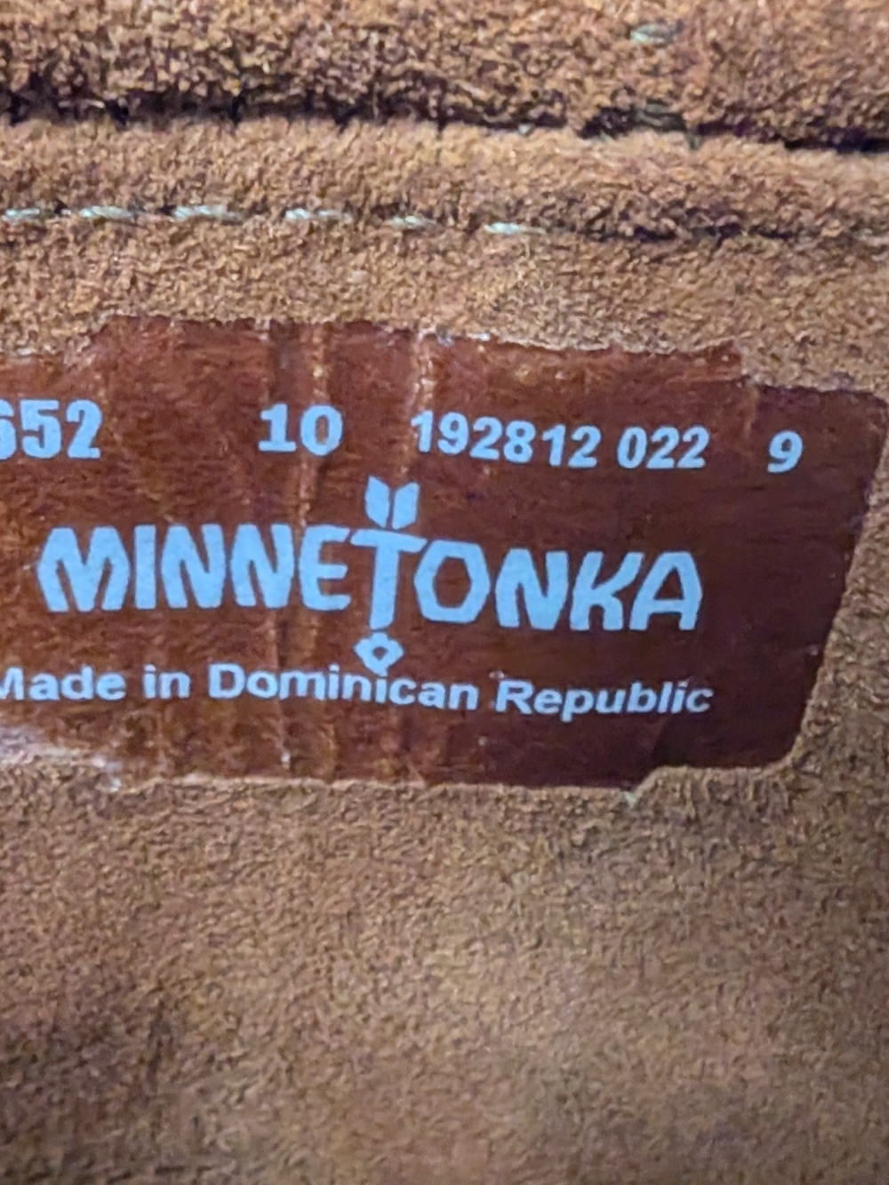 Minnetonka Brown Suede Knee-High 5 Layer Fringe Moccasin Boots - Picture 10 of 13